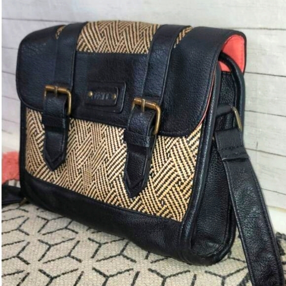 DAKINE JOSEPHINE TWEED/FAUX LEATHER SHOULDER BAG - Picture 4 of 15